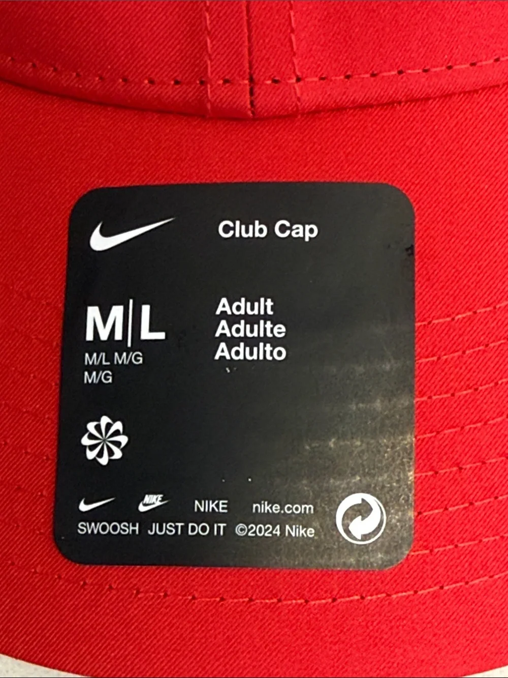 Nike Red Ryder Cup Bethpage Black Embroidered Golf Cap
